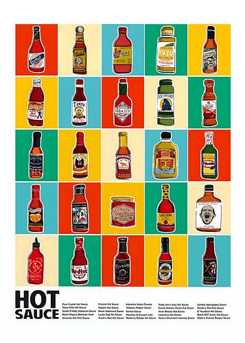 Hot Sauce Collection Infographic