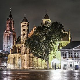 Vrijthof bei Nacht von Leroy Dassen