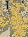 Kaart van Kerkrade in de stijl van Gustav Klimt van Maporia thumbnail
