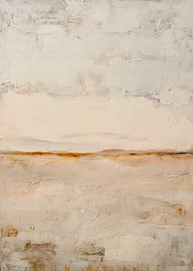 Moderne Abstrakte Minimalistische Wabi-Sabi Gold Kunst