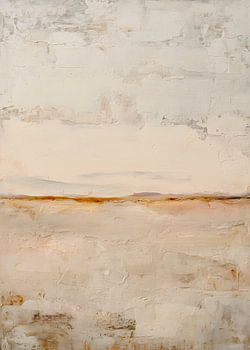 Moderne Abstrakte Minimalistische Wabi-Sabi Gold Kunst