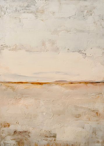 Moderne, abstracte, minimalistische wabi-sabi-kunst in goud