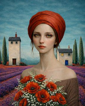 The Woman of the Village by vincenzomarzocchiartist