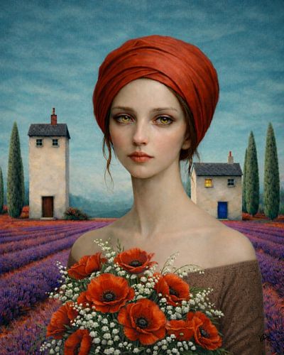 De vrouw van het dorp