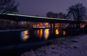 De metro in Spijkenisse