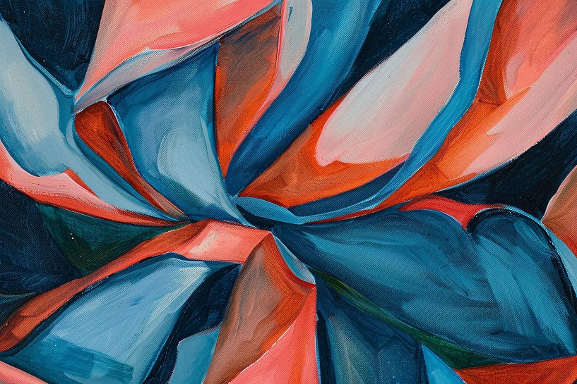 Abstrakte bunte Kunstwerke mit lebhaften Mustern von Art & Soul Creations