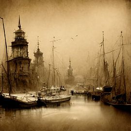 Port city from ancient times