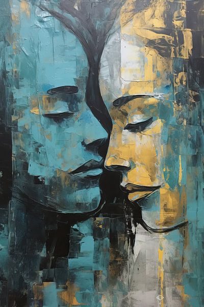 Lebendige Affinität malen | Komfort von Blickfänger Gemälde