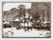 Vught in de sneeuw, 1931 van Affect Fotografie thumbnail