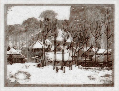 Vught in de sneeuw, 1931