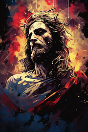Jesus with Crown of Thorns by John Dan