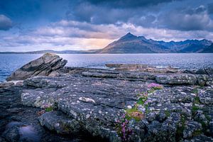 Elgol beach van Wim van D