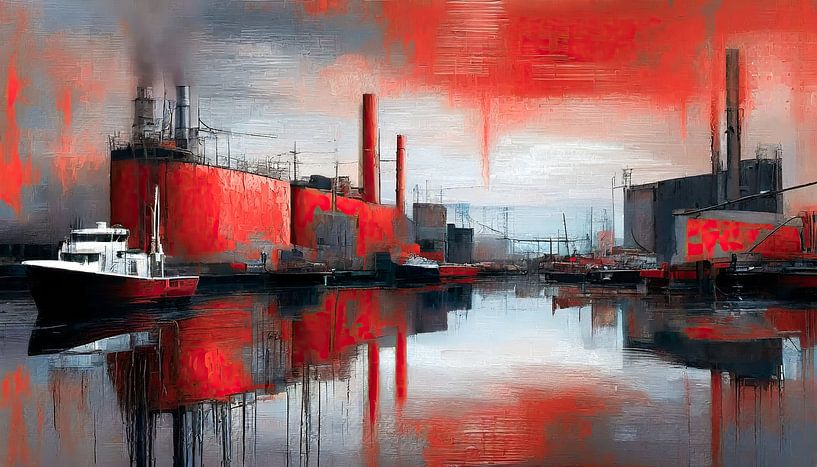 Picturesque harbour impression 01a by Rautenberg Digital Art Maritim
