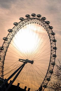Zonsopkomst bij de Londen Eye van As Janson