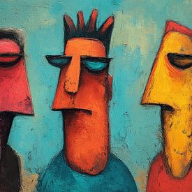 Trio coloré sur La collection ARTEO