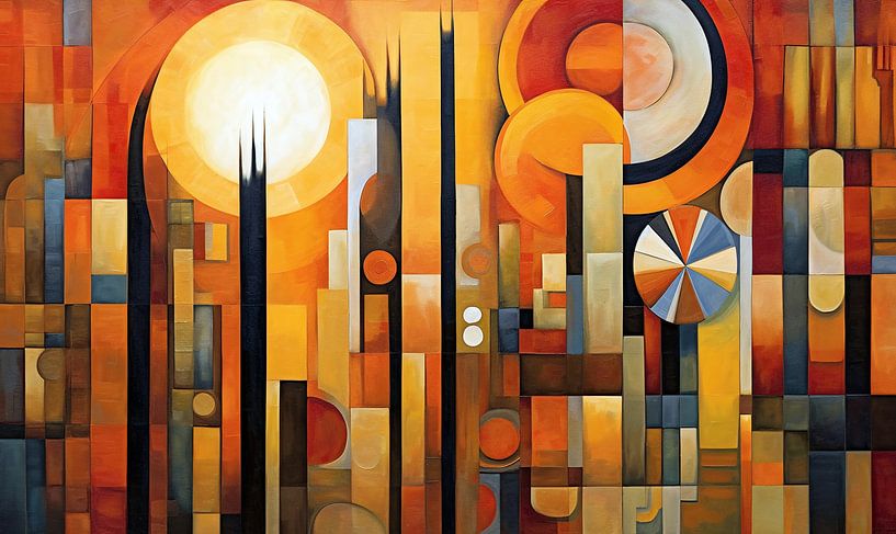 Sonnenaufgang Abstrakt von Jacky