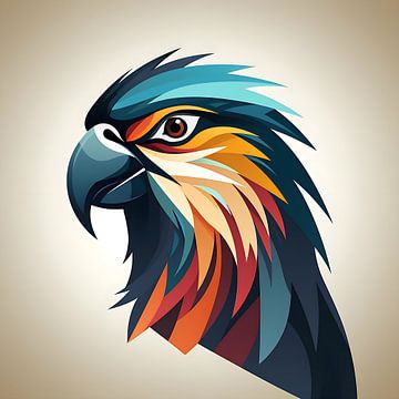 Vectorafbeelding Vogel / Papegaai van PixelPrestige