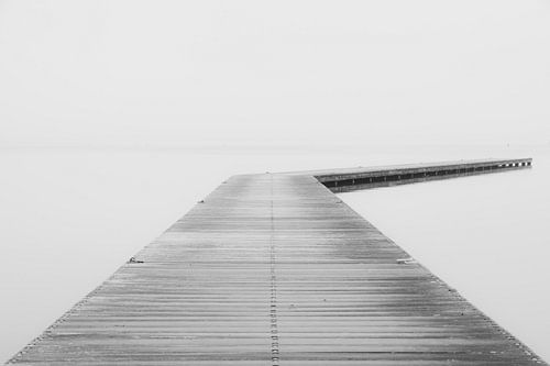 Scaffolding in the fog.