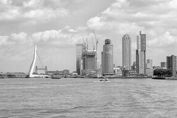 Vue sur les toits du quartier Kop van Zuid à Rotterdam