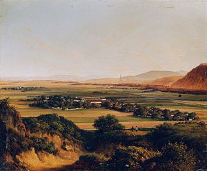 Christian Plattensteiner, Ansicht von Wien vom Bisamberg, 1840