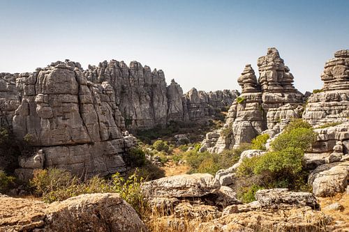 Prachtig landschap in Spanje, Torcal de Antequera