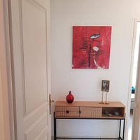 Photo de nos clients: Rouge par Marc Otte, sur toile
