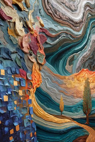 picturesque seasons abstract