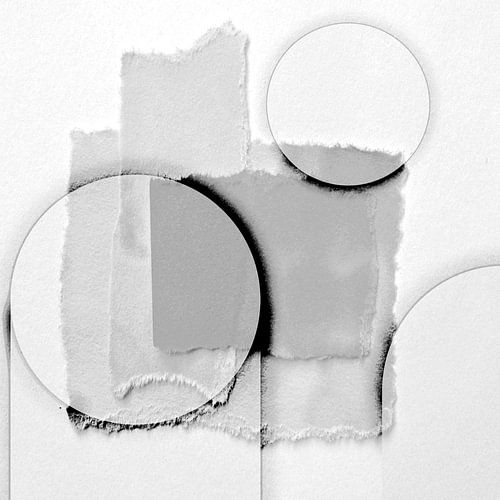 Zacht minimalisme in cirkelvormen BW