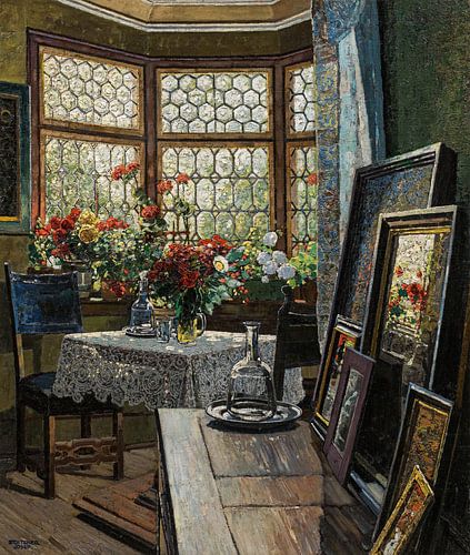JOSEF STOITZNER, Chambre de l'évêque dans le Gasthof Senningerbräu à Bramberg, ca 1930