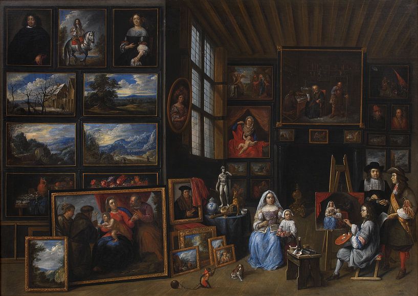 Allegory of the Art of Painting, Gillis van Tilborgh by Masterful Masters