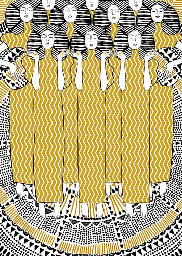 Ode aan de engelen van Klimt's