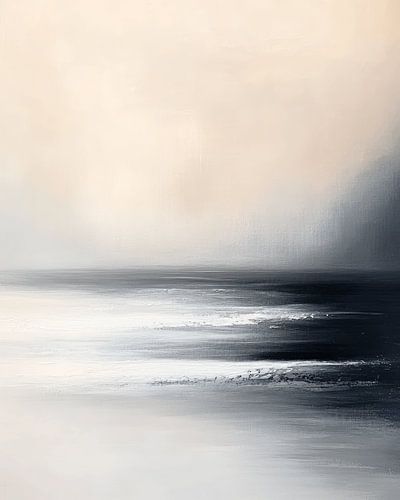 De zee, abstract minimalisme