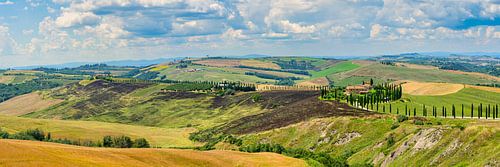 Toskana Landschaft Italien im Panorama