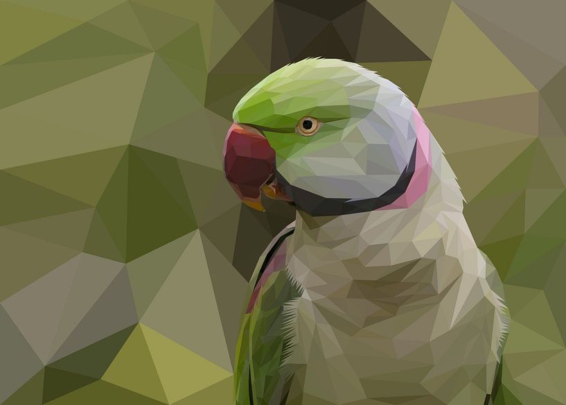 Nuri Bird Low Poly by Yoga Art 15