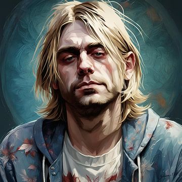 Kurt Cobain 2 van Johanna's Art