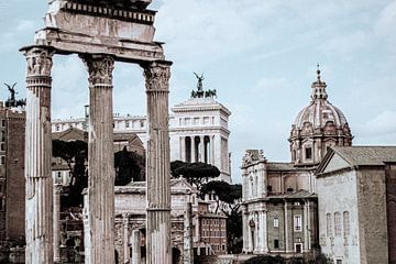 Rome stad | Uitzicht over Forum Romanum | Fine Art Reisfotografie prin van AIM52 Shop