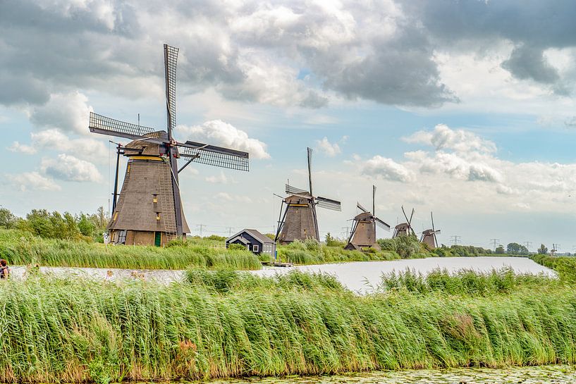 Moulins à vent Kinderdijk par Dave Verstappen