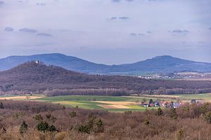 Eine wunderschöne frühlingshafte Wanderung durch den wunderschöne Heldburger Land im Landkreis Hildburghausen - Thüringen - Deutschland