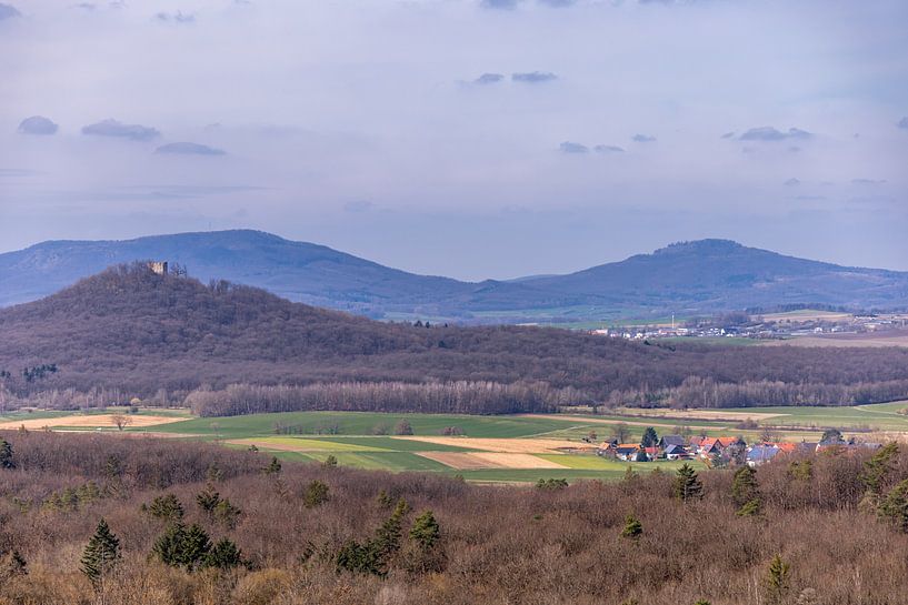 Een heerlijke lentewandeling door het prachtige Heldburger Land in het district Hildburghausen - Thüringen - Duitsland van Oliver Hlavaty