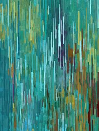 Bleu abstrait sur Imagine