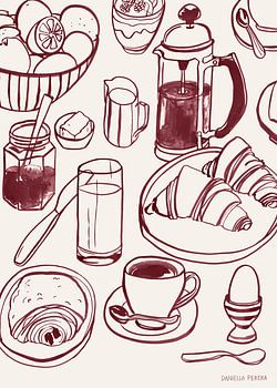 Matinées tranquilles avec café et pâtisseries