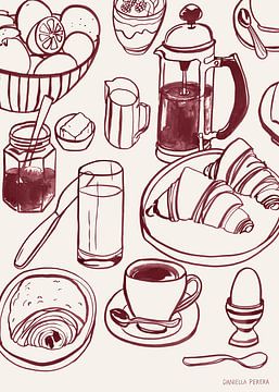 Rustige ochtenden met koffie en gebak van Daniella Perera Studio