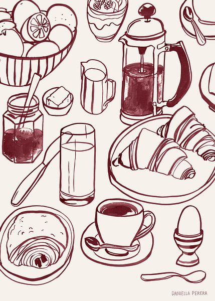 Ruhige Vormittage mit Kaffee &amp; Gebäck von Daniella Perera Studio