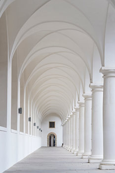 Stalhoff van het kasteel in Dresden