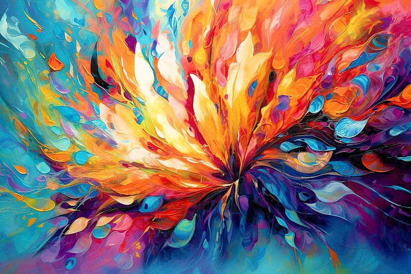 Strahlen der Akzeptanz | Meditation von ARTEO Gemälde