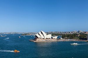 Sydney skyline met het opera huis, een van de meest herkenbare bezienswaardigheden van Sydney
