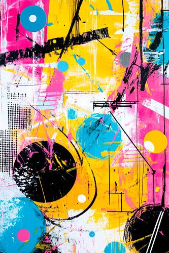 Abstracte explosie van kleur - Modern ontwerp