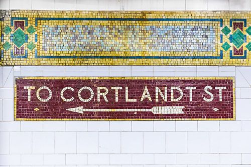 New York Subway naar Cortland Street