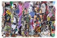 Collage of street art