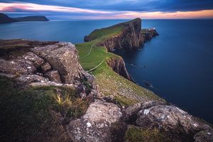 Schotland Neist Point op het eiland Skye van Jean Claude Castor